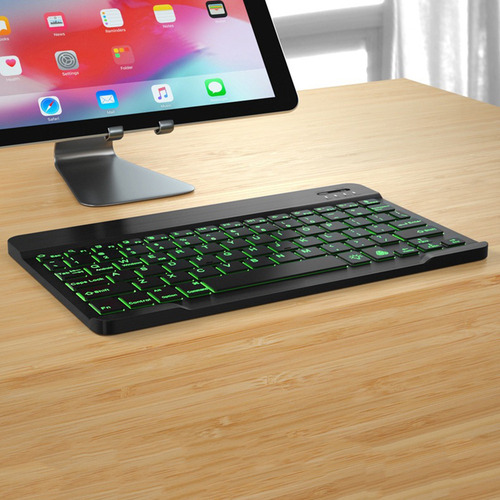 Teclado Bt Inalámbrico Recargable De Tres Pulgadas