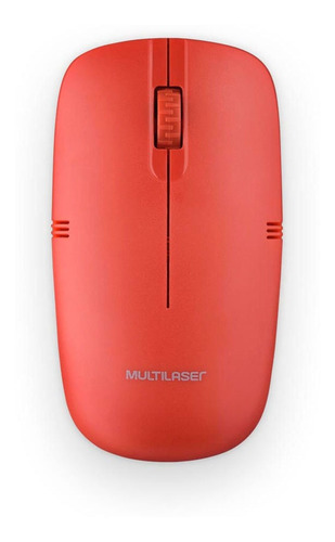 Mouse Multi Mo289 Inalámbrico Rojo