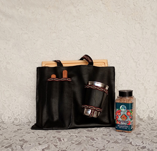 Estuche Completo Para Asado Y Sal De Hierbas . Regalo Papa