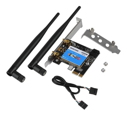 2.4/5g 433m Wifi Inalámbrico Bluetooth Pci-e Tarjeta De Red