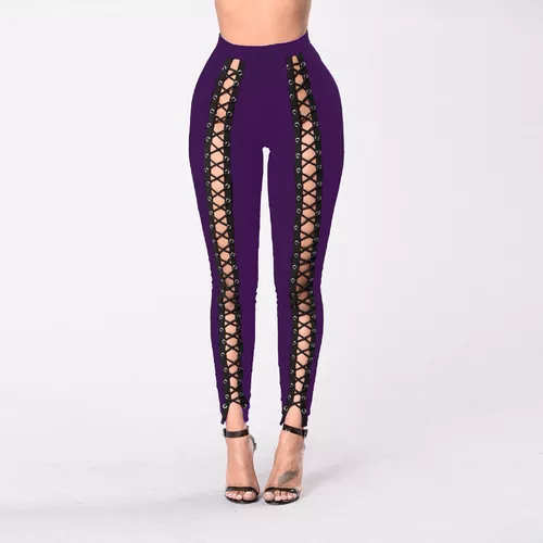 Leggins Mujer Pantalones De Tirantes De Corte Exterior