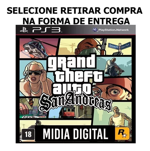 Gta San Andreas Hd Grand Theft Auto Jogos Ps3 Psn