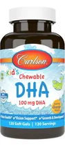 Comprar Dha 100 Mg Masticable Para Niños Carlson 120 Softgel