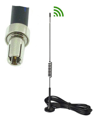 Antena 3g-4g-lte Conect. Ts9 2 Mts. De Cable