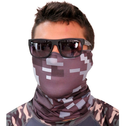 Imagem 9 de 9 de Kit 2 Buff Bandana Ciclismo Uv50 Camuflado Selva + Digital