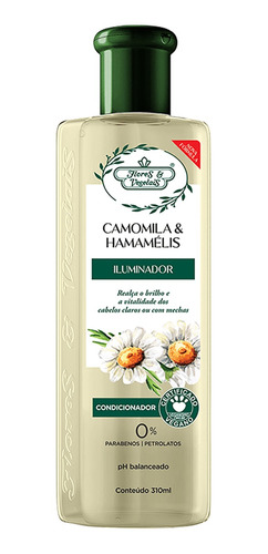 Condicionador Flores E Vegetais Camomila E Hamamélis - 300ml