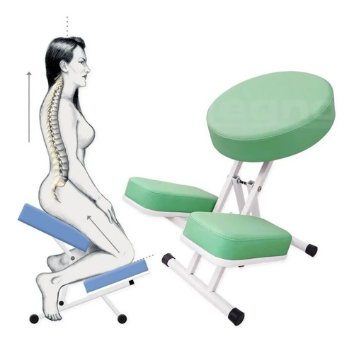 Imagem 1 de 9 de Cadeira Ergonômica De Joelho Postural /yoga - Kneeling Chair