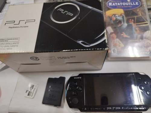 Psp 3010 Slim Com Caixa Playstation Sony Portable Bateria Preto (Usado)