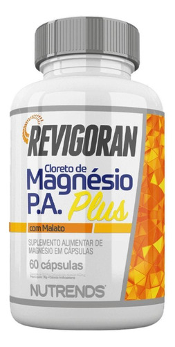 Revigoran Cloreto Magnésio P.a Plus 60 Cápsulas - Nutrends