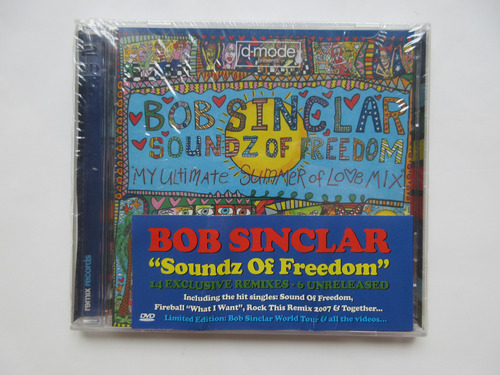 Bob Sinclar - Soundz Of Freedom - Ed. Limitada Cd + Dvd 2007