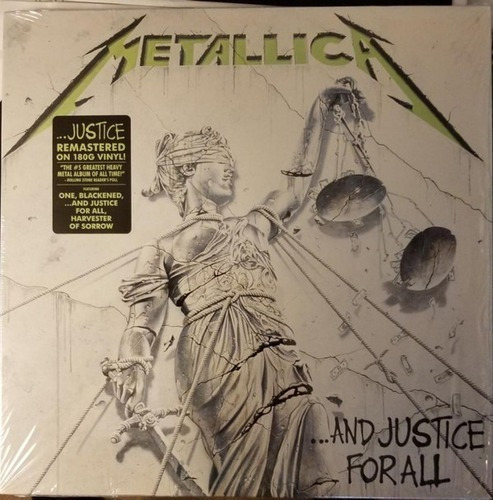 Metallica And Justice For All 2 Vinyl 180g Remastered