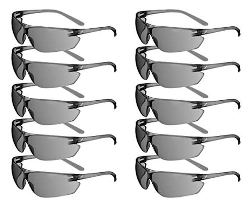 Ace Safety Glasses - 10 Pack Super Lightweight Anti Fog Prot