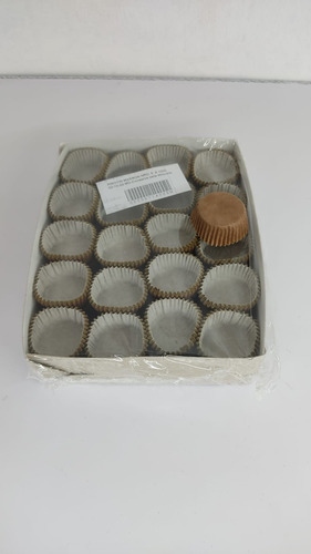Pirotines Moldes Papel Cupcakes Reposteria Marron X1000 N°5