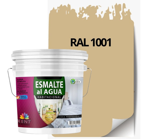 Kent Esmalte Al Agua Mate Py 1001 Tineta 20lts