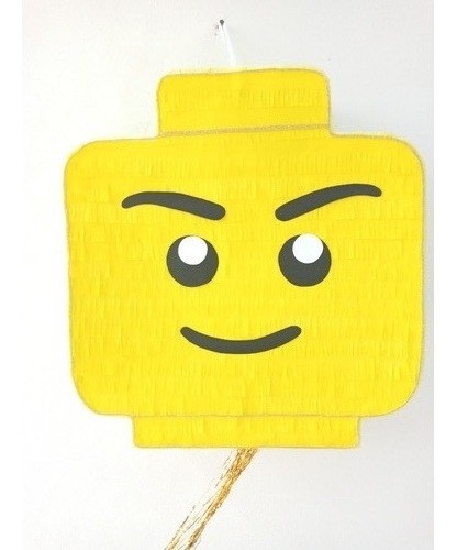 Piñata Lego Decoración De Fiesta Personalizada Hecho A Mano