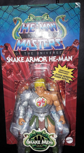 Masters Of The Universe Snake Armor He-man Mattel Unpunched (Usado)