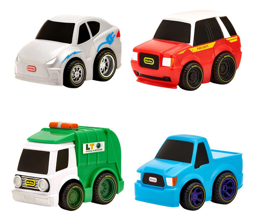 Little Tikes Crazy Fast Cars - Paquete De 4 Series 4