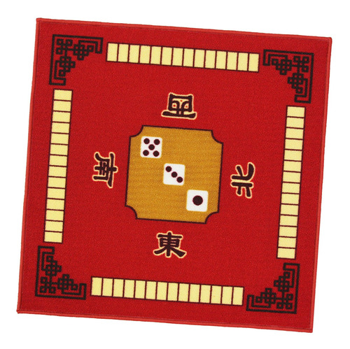 Mahjongg Mat Anti Slip Mahjong Accesorios Mantel Para Rojo