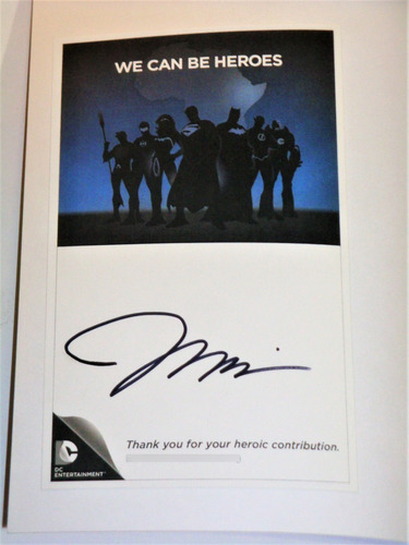 Justice League Vol. 1 - Tpb Firmado X Jim Lee- C O A (Usado)