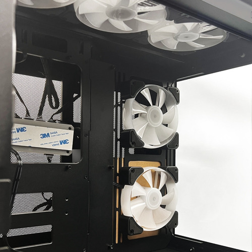 Case Strig Godzilla Atx 6 Fan Controlador Rgb Pescera Gaming