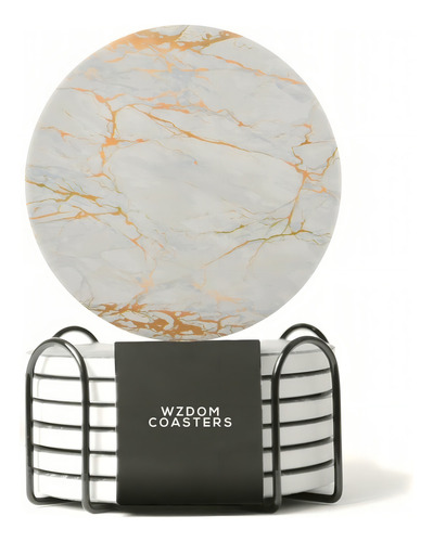 Wzdom Soporte De Piedra Absorbente Para Bebidas Base De
