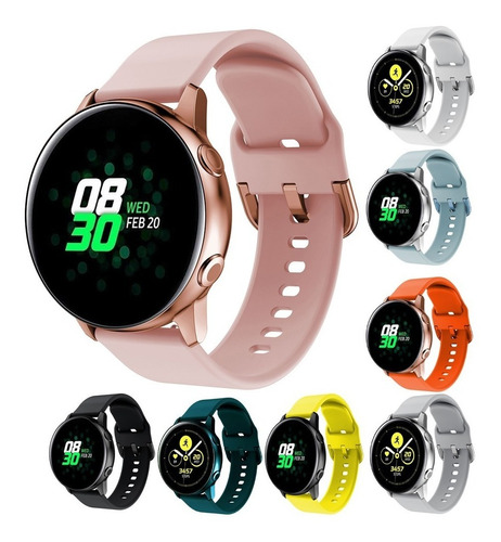 Correa Deportiva Silicon Colors Para Galaxy Watch Active