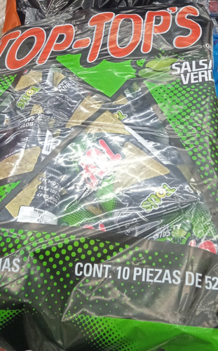 Top-tops Totopos Totis Salsa Verde 60 Pz 52 G C/u
