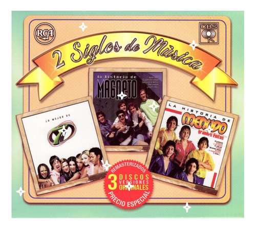 Magneto Menudo Ov7 Tesoros De Coleccion 3 Discos Cd Versión del álbum Estándar