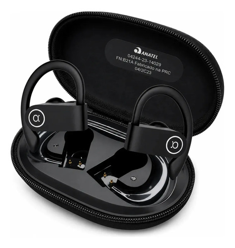 Fone De Ouvido Bluetooth Esportivo Sem Fio Bluetooth 5.4 IPX5 Com Microfone 45h De Bateria Gancho Ergonômico Para Corrida Academia Caminhada Treino Cowin