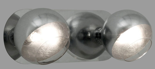 Imagen 2 de 3 de Aplique Plata 3 Luces G9 Cromo Espejo Ideal Baño