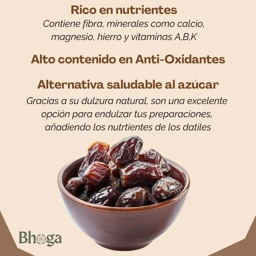 Crema De Datiles Sin Azucar