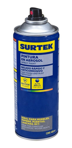Pintura Aerosol Spray Lata Fluorescente Verde 400 Ml Sur /v