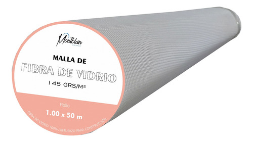 Malla De Fibra De Vidrio Sin Adhesivo 1 X 50 Mts