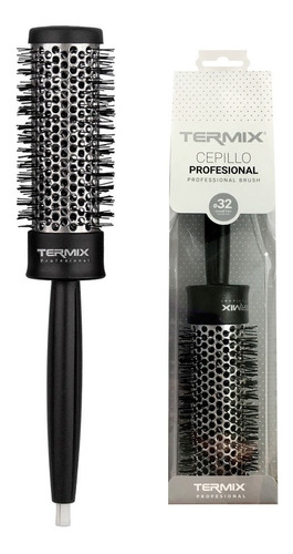 Cepillo Redondo Profesional Termix 32mm Termico Peluqueria Color Negro