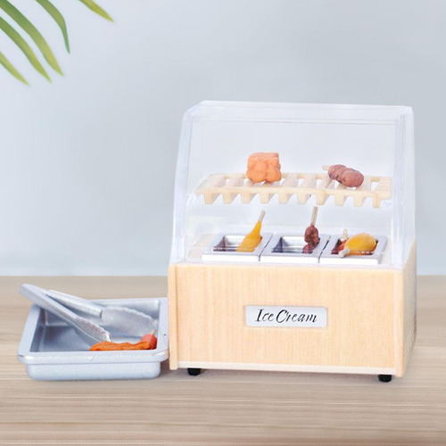 Casa De Muñecas Gabinete De Comida Comida En Miniatura