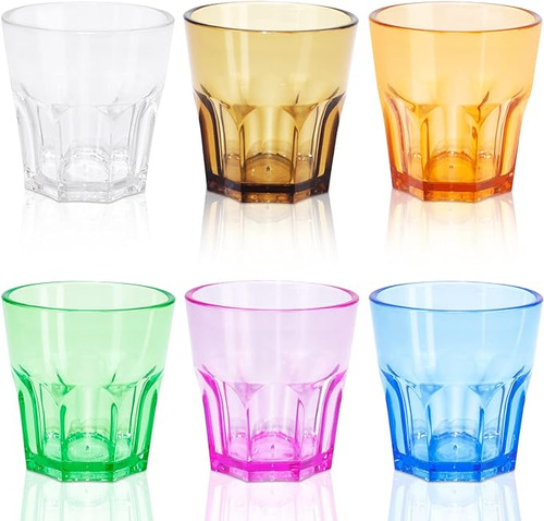 Vasos Acrilicos Colores Vasos Irrompibles Juego 6 Vasos Plas