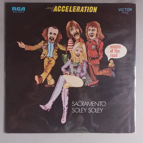 Lp Middle Of The Road Acceleration Made Chile 1972 Rock