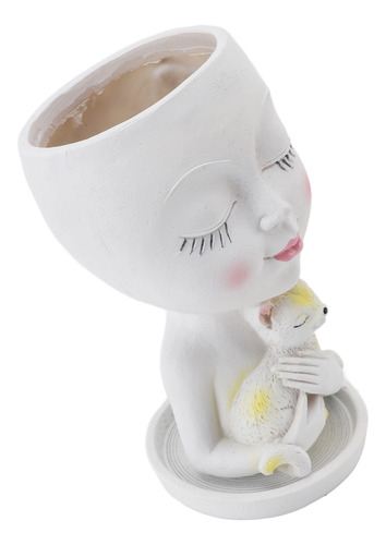 Maceta Face, Decorativa, Suculenta, Para Bricolaje