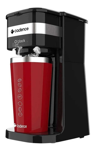 Cafeteira Elétrica Com Copo To Go O'clock Cadence Cor Preto 220V