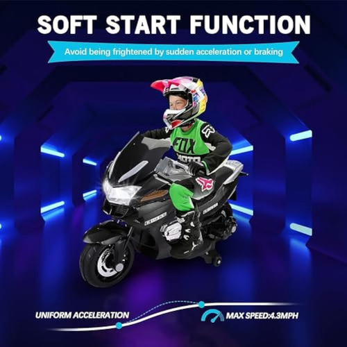 Tobbi Motocicleta Eléctrica Para Niños De 12 V,