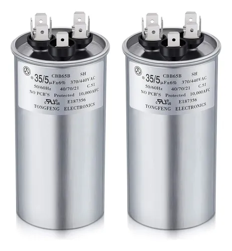 Frienda 2 Unidades 35+5 Mfd Uf ± 6% 370 V O 440 V Vac Dual R