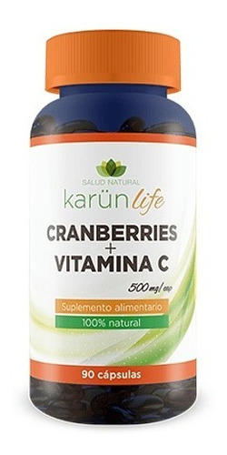 Cranberry + Vitamina C | Salud Urinaria E Inmune | 90 Caps.