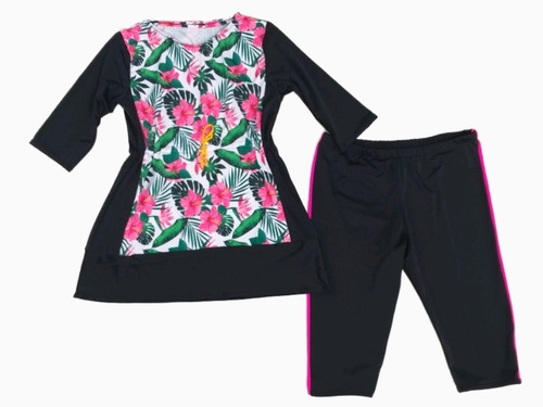 Burkini Traje De Baño Blusa Pantalon Pesquero Hecho A Medida