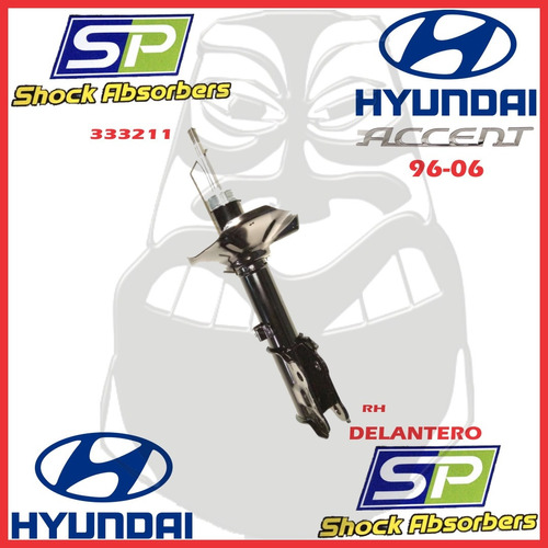 Amortiguador Delantero Hyundai Accent 96-06