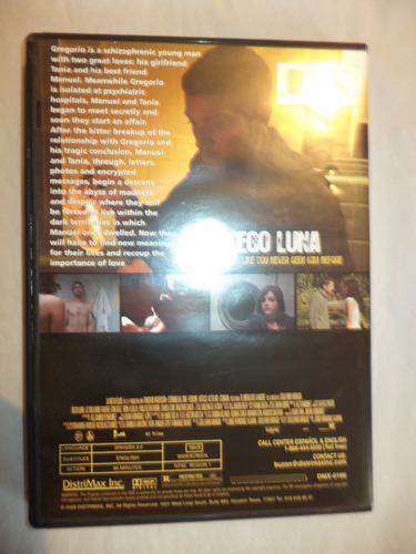 Dvd. Night Buffalo (el Búfalo De La Noche) Diego Luna. Imp. (Usado)