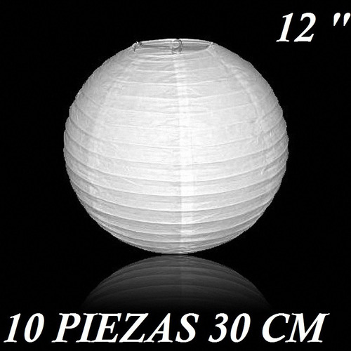 10 Lamparas Chinas De 12 Pulgadas 30 Cm Pantalla China