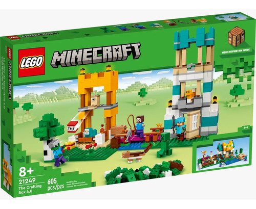 Lego Set Minecraft ::.. Caja Modular 4.0 21249 Cantidad De Piezas 605