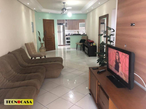 Excelente Apartamento Com 03 Dormitórios Para Venda Com 99 M² No Bairro Vila Tupi Em Praia Grande/sp. - Ap6463