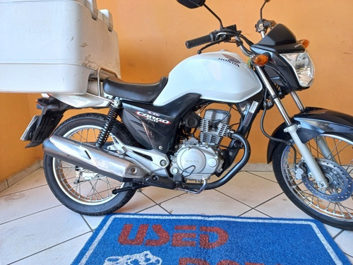 Imagem 3 de 10 de Honda Cg Cargo 150 Esd 2015 Branca