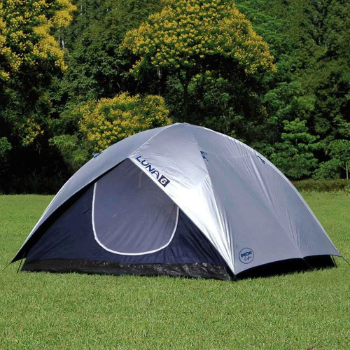 Barraca Camping 6 Pessoas Luna Mor + Lampião Luminaria Led